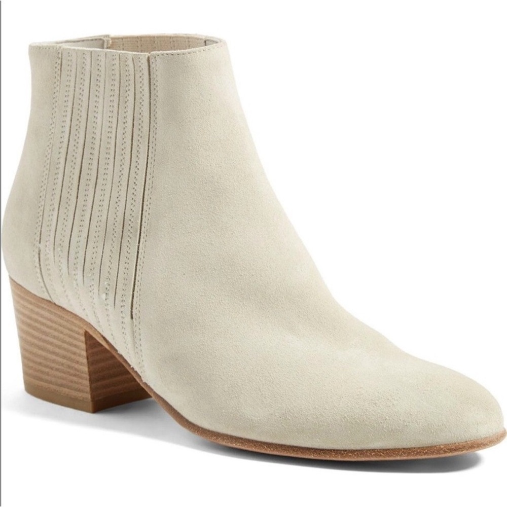 Vince Haider Suede Stack Heel Boots